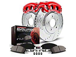 PowerStop Z23 Evolution Sport 8-Lug Brake Rotor, Pad and Caliper Kit; Rear (2004 Sierra 2500 HD w/ 4-Wheel Steering)