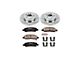 PowerStop OE Replacement 8-Lug Brake Rotor and Pad Kit; Front (20-24 Sierra 3500 HD)