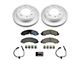 PowerStop Z17 Evolution Plus 8-Lug Brake Rotor and Pad Kit; Front (20-21 Sierra 3500 HD)