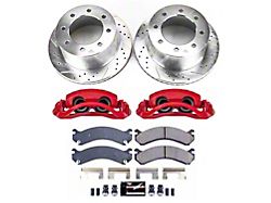 PowerStop Z23 Evolution 8-Lug Brake Rotor, Pad and Caliper Kit; Rear (07-10 Sierra 3500 HD DRW)