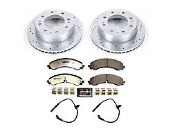 PowerStop Z36 Extreme Truck and Tow 8-Lug Brake Rotor and Pad Kit; Front (20-25 Sierra 3500 HD)