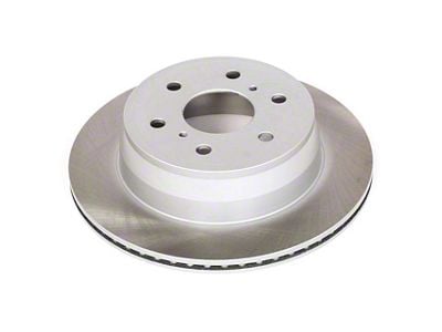 PowerStop Semi-Coated Vented 6-Lug Rotor; Rear (07-13 Silverado 1500 w/ Rear Disc Brakes; 14-18 Silverado 1500)