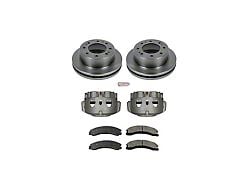 PowerStop OE Replacement 8-Lug Brake Rotor, Pad and Caliper Kit; Front (12-19 Silverado 2500 HD)