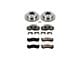 PowerStop OE Replacement 8-Lug Brake Rotor, Pad and Caliper Kit; Rear (07-10 Silverado 3500 HD SRW)