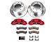 PowerStop Z36 Extreme Truck and Tow 8-Lug Brake Rotor, Pad and Caliper Kit; Rear (07-10 Silverado 3500 HD DRW)