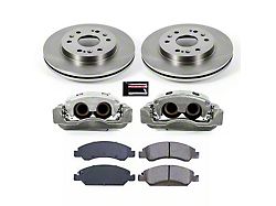 PowerStop OE Replacement 6-Lug Brake Rotor, Pad and Caliper Kit; Front (08-20 Tahoe, Excluding Police)