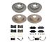 PowerStop Z17 Evolution Plus 6-Lug Brake Rotor and Pad Kit; Front and Rear (21-24 Tahoe, Excluding Police)