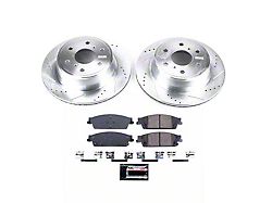 PowerStop Z23 Evolution Sport 6-Lug Brake Rotor and Pad Kit; Rear (15-20 Tahoe)