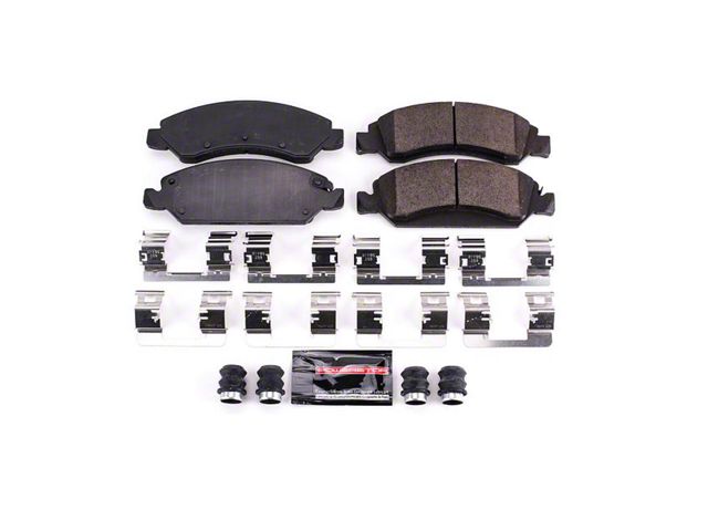 PowerStop Z23 Evolution Sport Carbon-Fiber Ceramic Brake Pads; Front Pair (08-20 Tahoe Police, SSV)