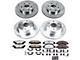 PowerStop Z36 Extreme Truck and Tow Carbon-Fiber Ceramic 6-Lug Brake Rotor and Pad Kit; Front and Rear (08-14 Tahoe Police)