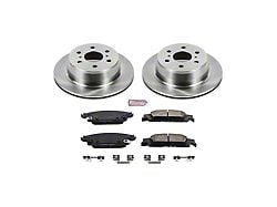 PowerStop OE Replacement 6-Lug Brake Rotor and Pad Kit; Rear (15-20 Yukon)