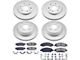 PowerStop Z17 Evolution Plus 6-Lug Brake Rotor and Pad Kit; Front and Rear (08-14 Yukon)