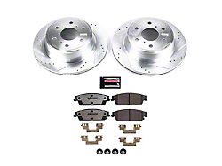 PowerStop Z36 Extreme Truck and Tow 6-Lug Brake Rotor and Pad Kit; Rear (07-14 Yukon)