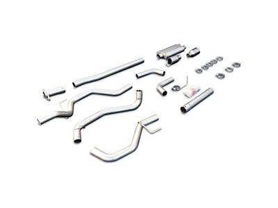 PPE Dual Exhaust System with Raw Tubes and Polished Tips; Side Exit (15-20 3.5L EcoBoost F-150, Excluding Raptor & 19-20 Limited)