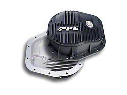 PPE 10.25-Inch/10.50-Inch Heavy Duty Cast Aluminum Rear Differential Cover; Black (11-22 F-250 Super Duty)