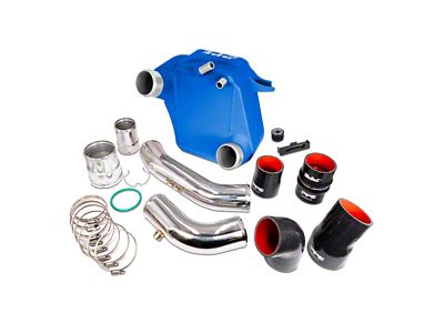 PPE Air-To-Water Intercooler Kit; Blue (11-25 6.7L Powerstroke F-250 Super Duty)