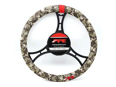 PPE Steering Wheel Cover; Digital Camo (Universal; Some Adaptation May Be Required)