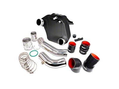 PPE Air-To-Water Intercooler Kit; Black (11-25 6.7L Powerstroke F-350 Super Duty)