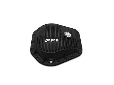 PPE Dana 50/60 Cast Aluminum Front Differential Cover; Black (99-25 F-350 Super Duty SRW)