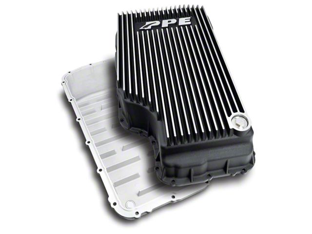 PPE Heavy-Duty Cast Aluminum Oil Pan; Brushed (20-22 6.7L Powerstoke F-350 Super Duty w/ 10R140 Transmission)