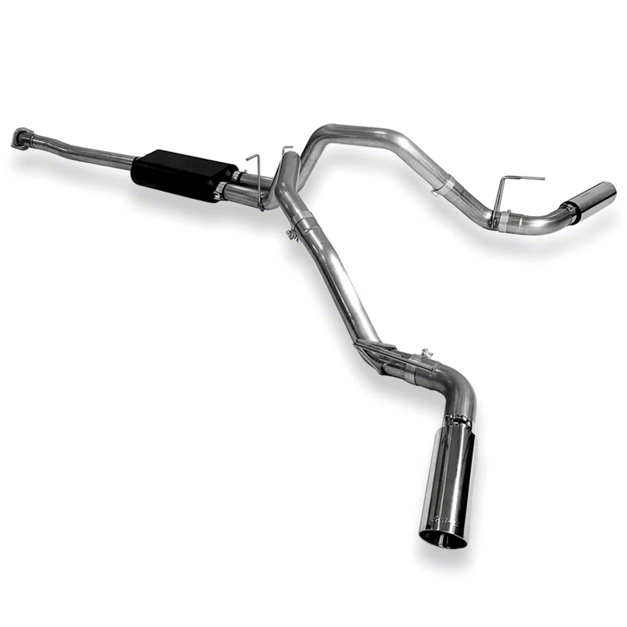 Ppe Ram 1500 Dual Exhaust System With Polished Tips Side Rear Exit 217050030 19 24 5 7l Ram