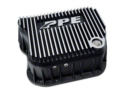 PPE Heavy-Duty DEEP Aluminum Transmission Pan; Brushed (03-07 5.9L RAM 2500)