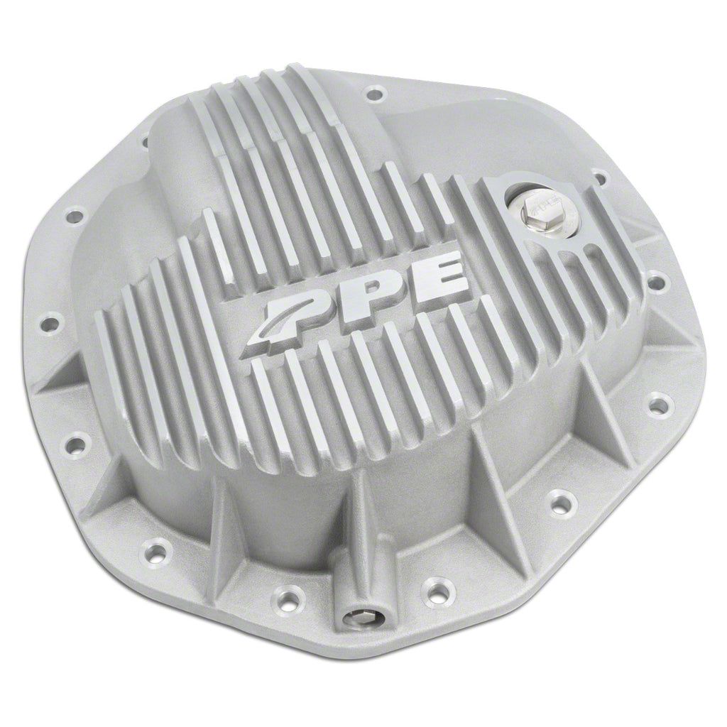 PPE RAM 3500 Heavy-Duty Cast Aluminum Rear Differential Cover; Brushed ...