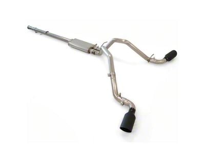 PPE Dual Exhaust System with Raw Tubes and Polished Tips; Side Exit (09-13 5.3L Sierra 1500)