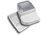 PPE Heavy-Duty Cast Aluminum Transmission Pan; Brushed (07-20 Sierra 1500 w/ 6L80 Transmission)