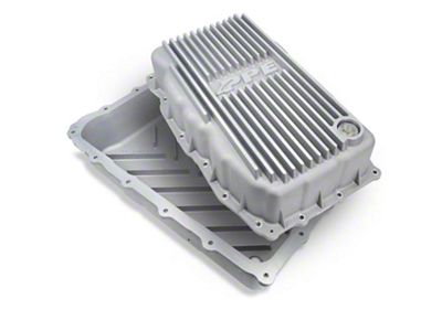 PPE Heavy-Duty Cast Aluminum Transmission Pan; Raw (20-25 3.0L Duramax Sierra 1500 w/ 10L80 Transmission)