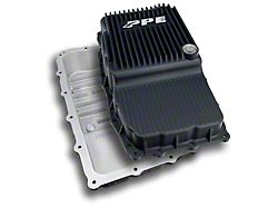 PPE Heavy-Duty Deep Cast Aluminum Transmission Pan; Black (19-24 Sierra 1500 w/ 10L80 Transmission, Excluding Duramax)