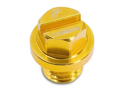 PPE Air Bleeder Screw; Gold (01-16 6.6L Duramax Sierra 2500 HD)