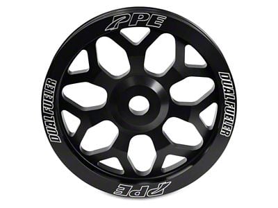 PPE Billet Aluminum Puley Wheel; 7Y-Spoke Style (01-16 6.6L Duramax Sierra 2500 HD)