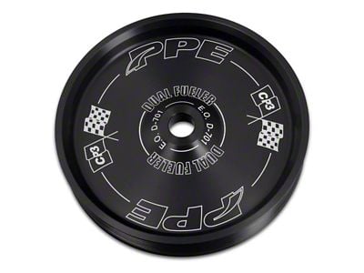 PPE Billet Aluminum Pulley; Solid Face (01-16 6.6L Duramax Sierra 2500 HD)