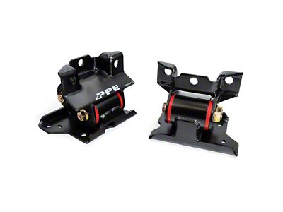 PPE Engine Mount Kit; 70 Hardness (01-10 6.6L Duramax Sierra 2500 HD)