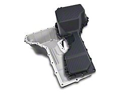 PPE Heavy-Duty Deep-Capacity Cast Aluminum Engine Oil Pan; Black (20-25 6.6L Duramax Sierra 2500 HD)