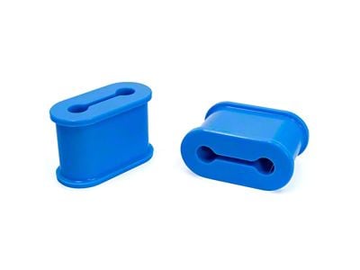 PPE Replacement Engine Mount Silicone Bushings; 40 Hardness (01-10 6.6L Duramax Sierra 2500 HD)