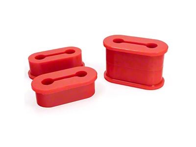 PPE Replacement Engine Mount Silicone Bushings; 70 Hardness (01-10 6.6L Duramax Sierra 2500 HD)