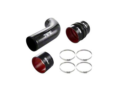 PPE Zilla Turbo Inlet Upgrade Kit; Forged Carbon Fiber (17-19 6.6L Duramax Sierra 2500 HD)