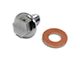 PPE 12mm Billet Magnetic Oil Pan Drain Plug for OEM Oil Pan (17-24 6.6L Duramax Sierra 3500 HD)
