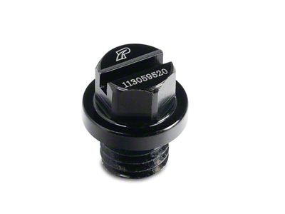 PPE Air Bleeder Screw; Black (01-16 6.6L Duramax Sierra 3500 HD)