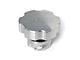 PPE Billet Aluminum Engine Oil Filler Cap; Silver (07-16 6.6L Duramax Sierra 3500 HD)