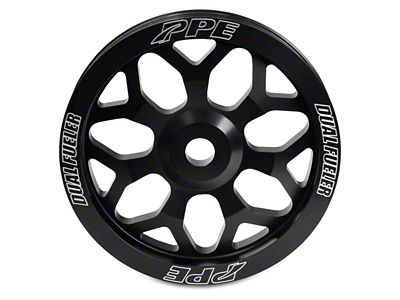 PPE Billet Aluminum Puley Wheel; 7Y-Spoke Style (01-16 6.6L Duramax Sierra 3500 HD)