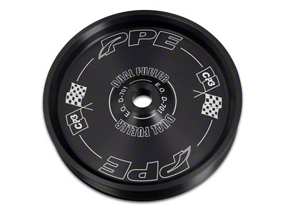 PPE Billet Aluminum Pulley; Solid Face (01-16 6.6L Duramax Sierra 3500 HD)