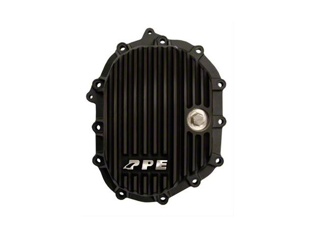 PPE Heavy-Duty Aluminum Front Differential Cover; Black (11-24 Sierra 3500 HD)