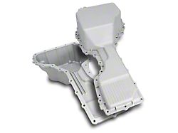 PPE Heavy-Duty Deep-Capacity Cast Aluminum Engine Oil Pan; Raw (20-25 6.6L Duramax Sierra 3500 HD)