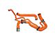 PPE Upper and Lower Coolant Hose Kit; Orange (11-16 6.6L Duramax Sierra 3500 HD)