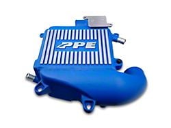 PPE Air-To-Water Intercooler Kit; Blue (20-25 3.0L Duramax Silverado 1500)