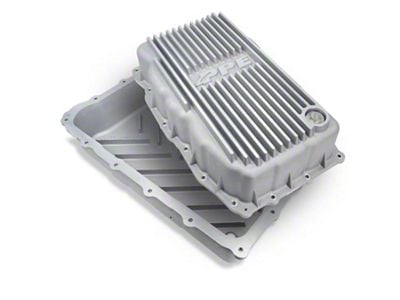 PPE Heavy-Duty Cast Aluminum Transmission Pan; Raw (20-25 3.0L Duramax Silverado 1500 w/ 10L80 Transmission)