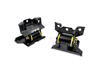 PPE Engine Mount Kit; 60 Hardness (01-10 6.6L Duramax Silverado 2500 HD)